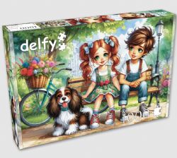 DELFY CASSE-TÊTE 1000 PIÈCES - APRÈS-MIDI D'ÉTÉ VINTAGE #DE-24043